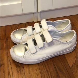 Vans velcro metallic sneakers